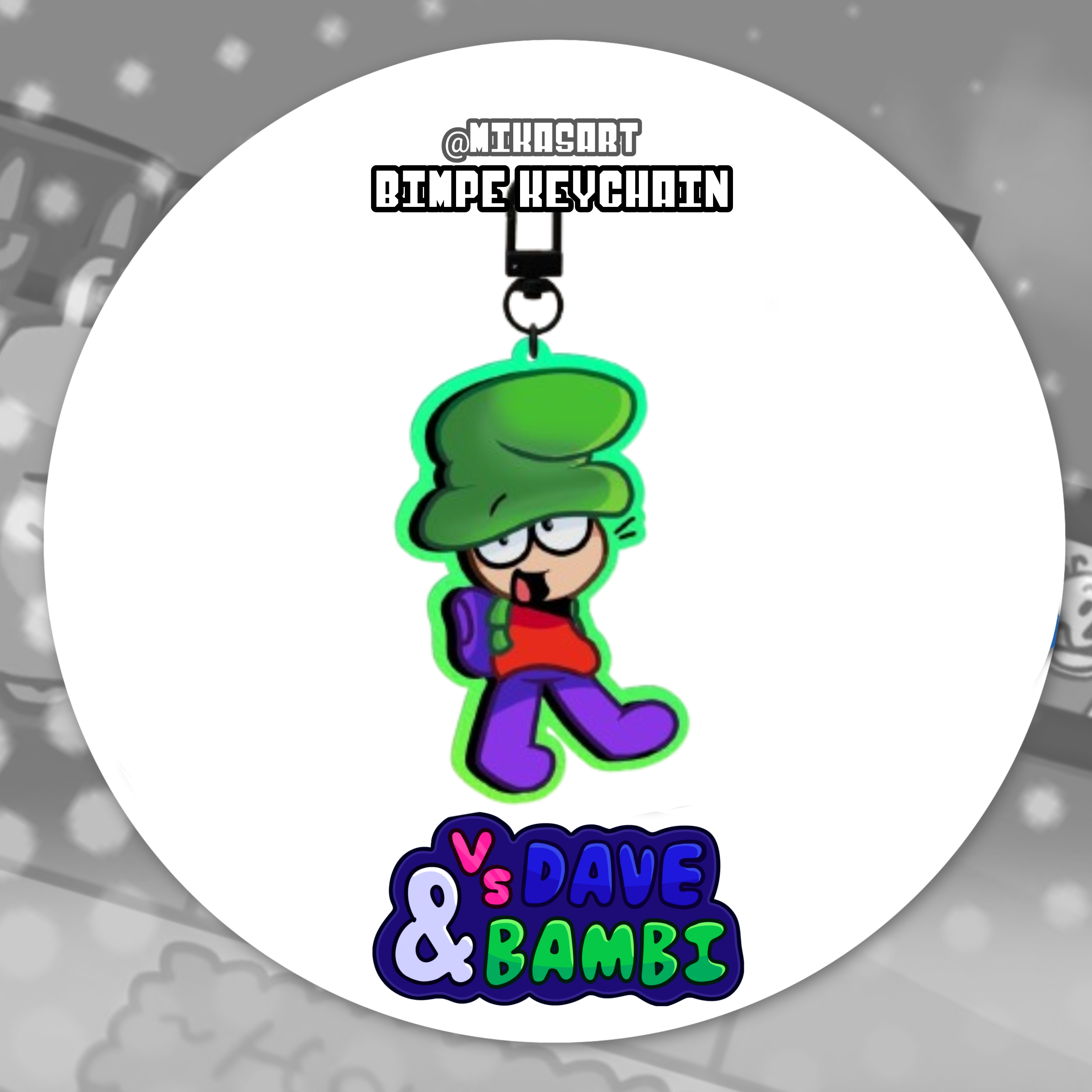 Bimpe Keychain (Dave and bambi)