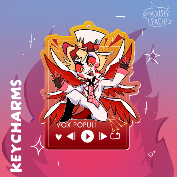 VOX POPULI  || Clear Acrylic Keychains