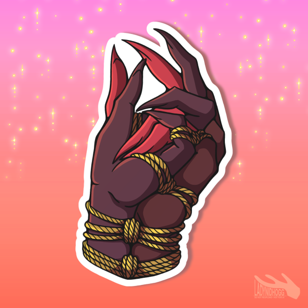 Radioapple || Shibari Die Cut Sticker