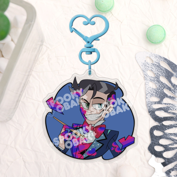 Human Vox Epoxy Keychain