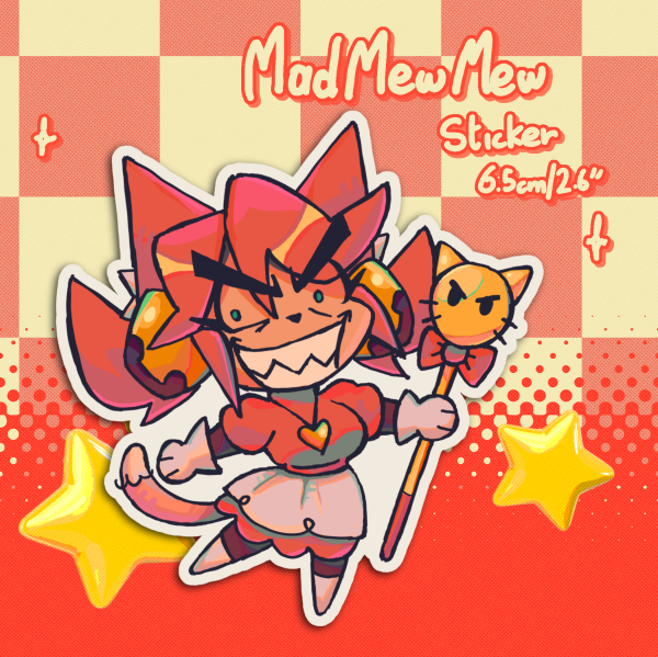 Mad Mew Mew || Sticker