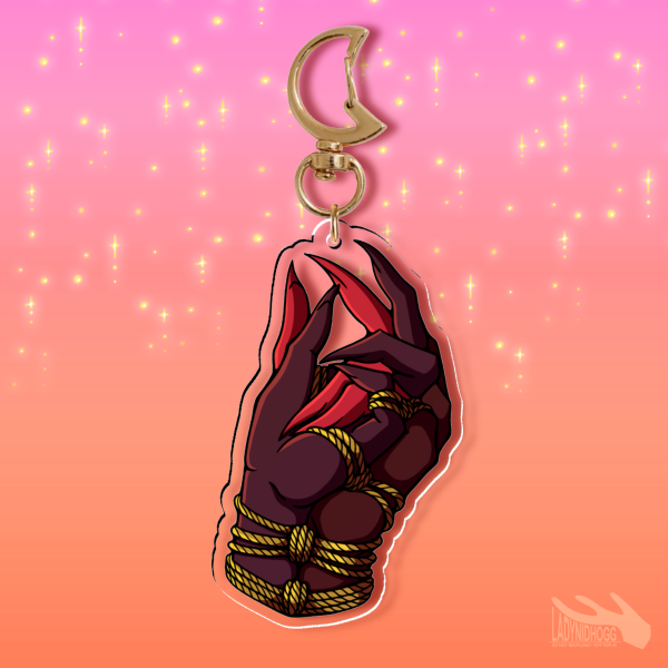 Radioapple Shibari || Acrylic Keychain