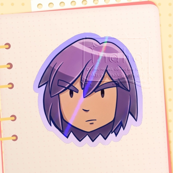 Paul 💜 Holo Light Sticker