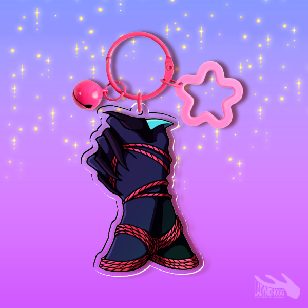 Staticmoth Shibari || Acrylic Keychain