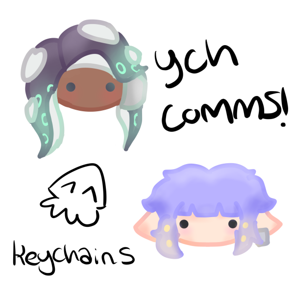YCH (your character here) keychain commissions