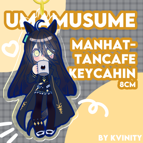 Umamusume - Manhattan Cafe Keychain