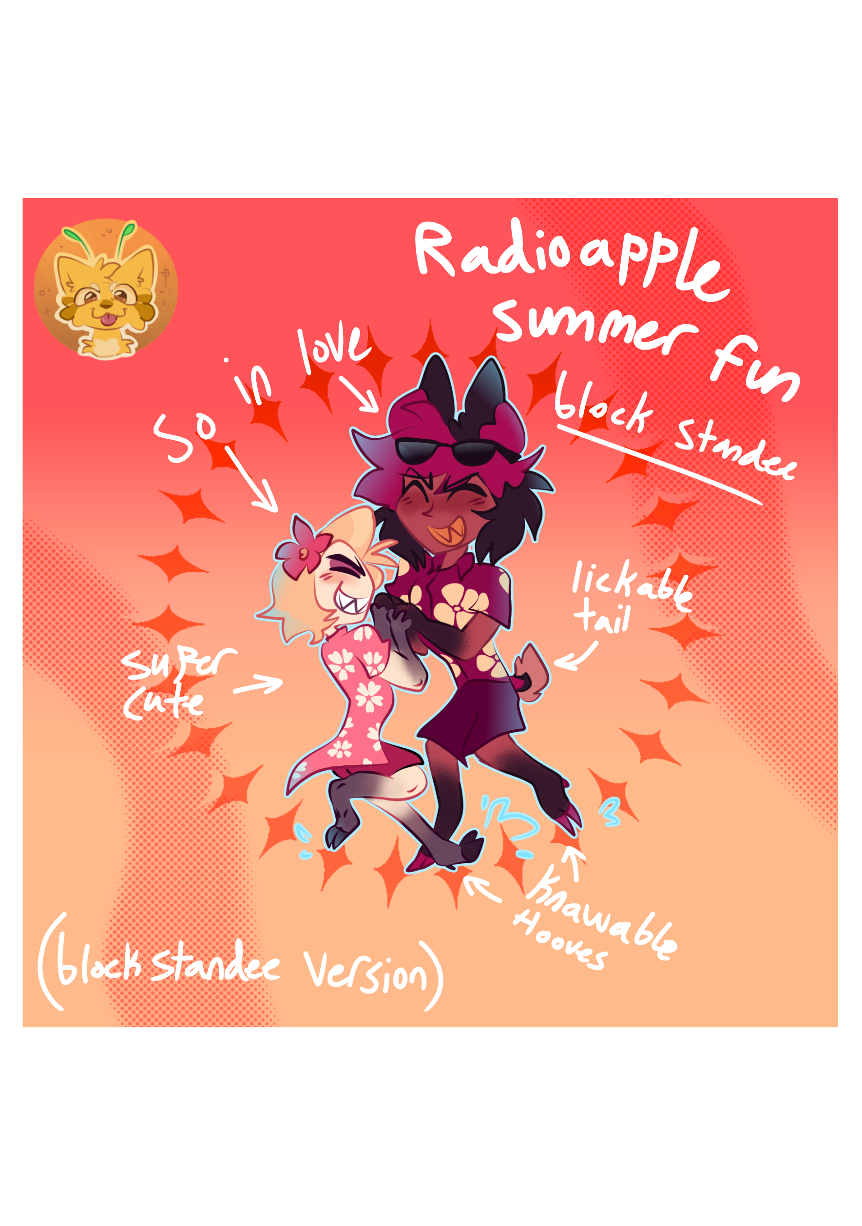 Radioapple block standee