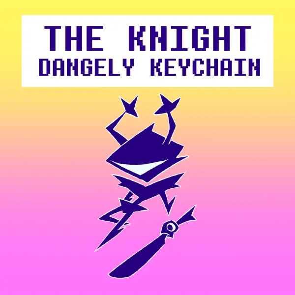 Roaring Knight Dangely Keychain