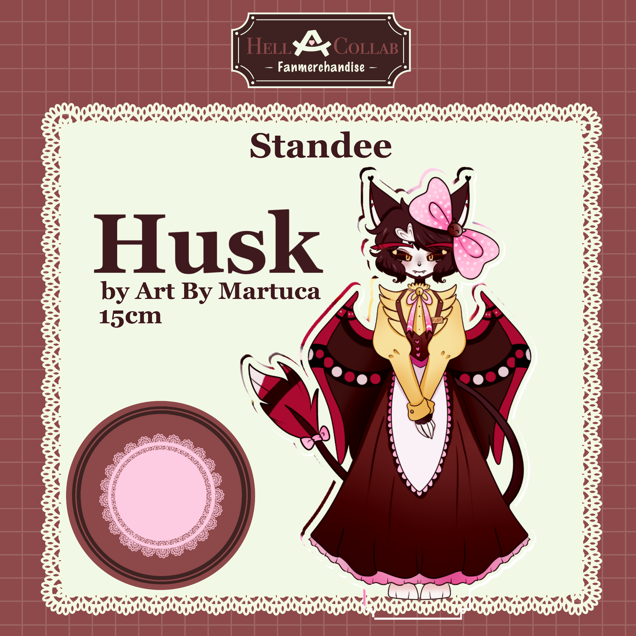 Husk standee || Maid Cafe Hell-a-collab