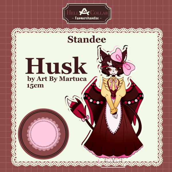 Husk standee || Maid Cafe Hell-a-collab
