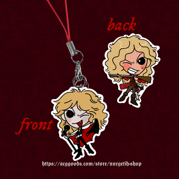 Lestat de Lioncourt Double-Sided Keychain