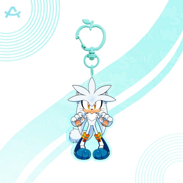 Cat Silver - Keychain
