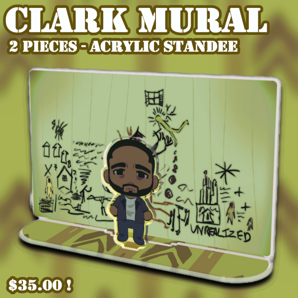 [BACKROOMS] Clark Mural 2 Pieces Acrylic Standee