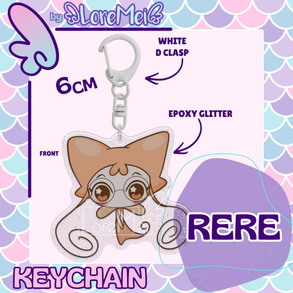 ꒰𑁬°Rere°໒꒱ || Epoxy Keychain