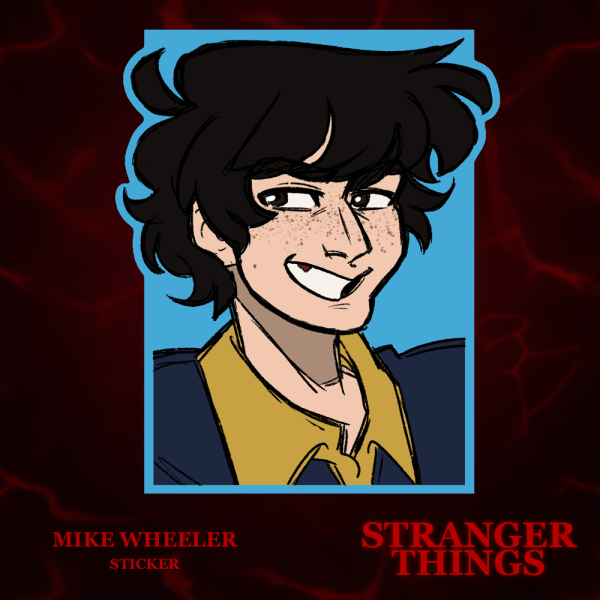 Mike Wheeler - Glossy Sticker