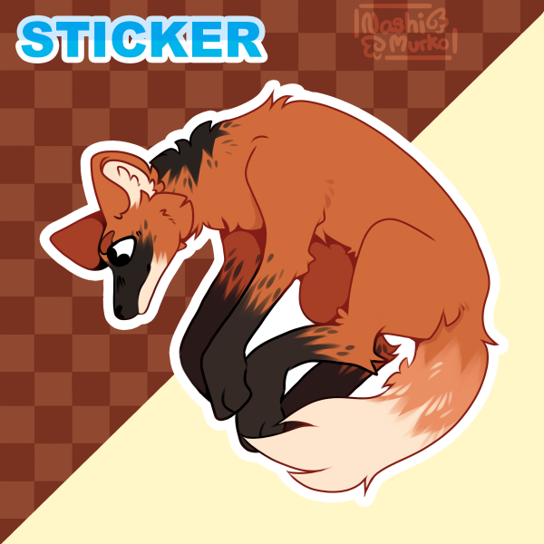 Maned Wolf Sticker