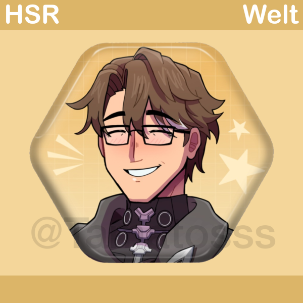 Welt Yang HSR Hexagon Badge