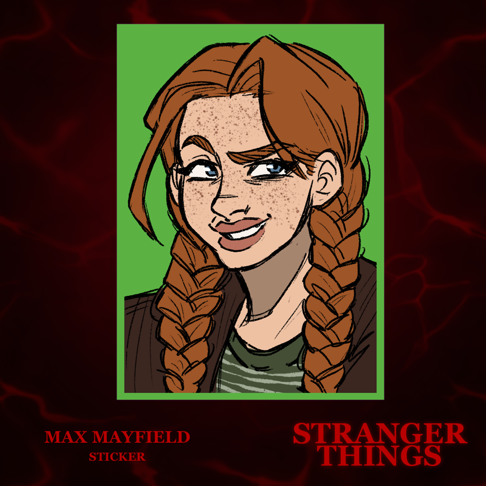 Max Mayfield - Glossy Sticker