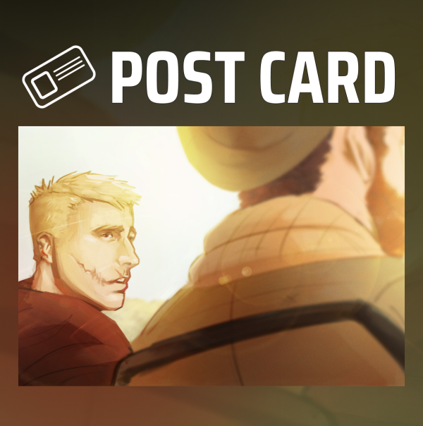 [Ghost x Price] "the talk" postcard