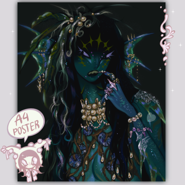 “Jewelry Fiend” Print