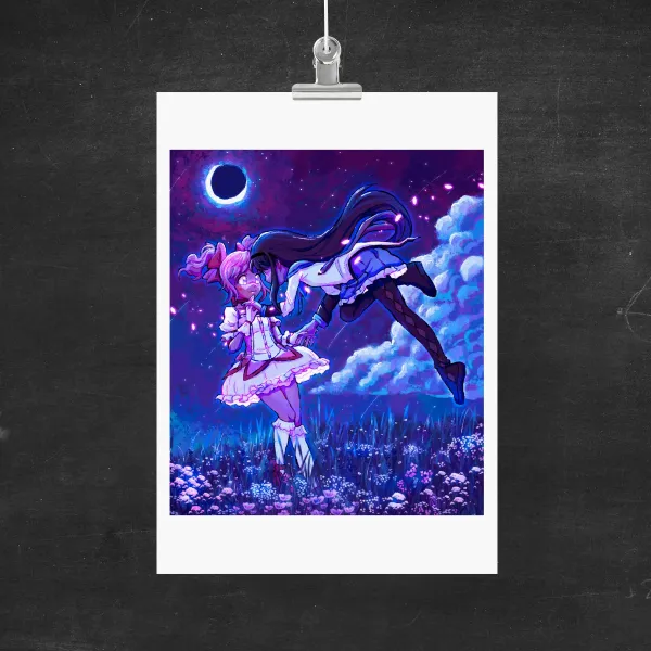 Madoka and Homura Print