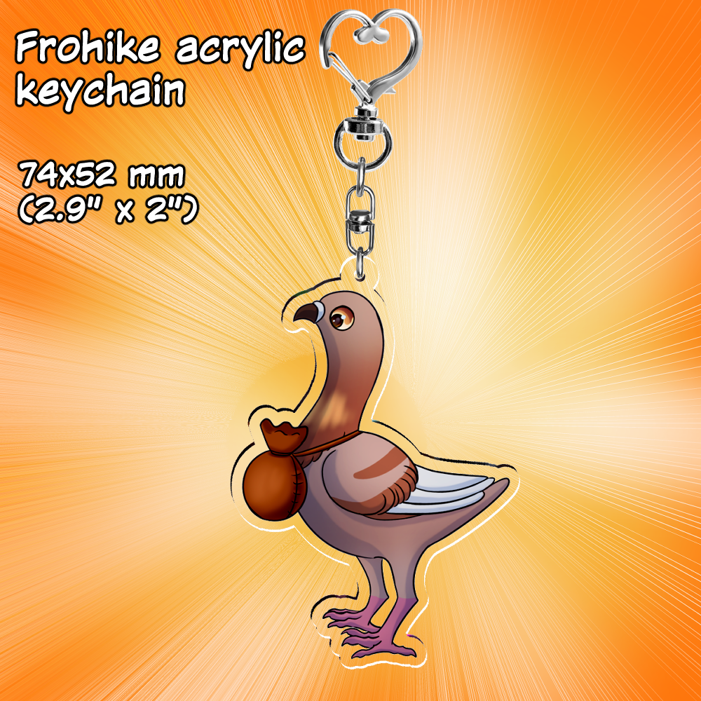 Frohike Acrylic Keychain