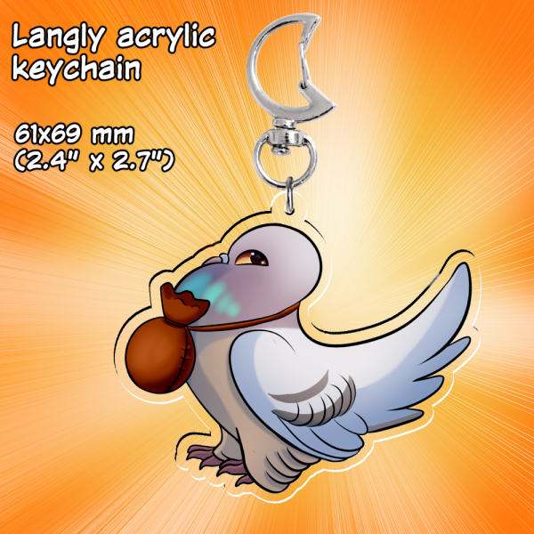 Langly Acrylic Keychain