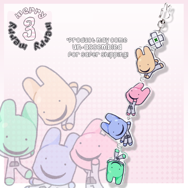 Animal Hospital Interns (Acrylic Keychain)