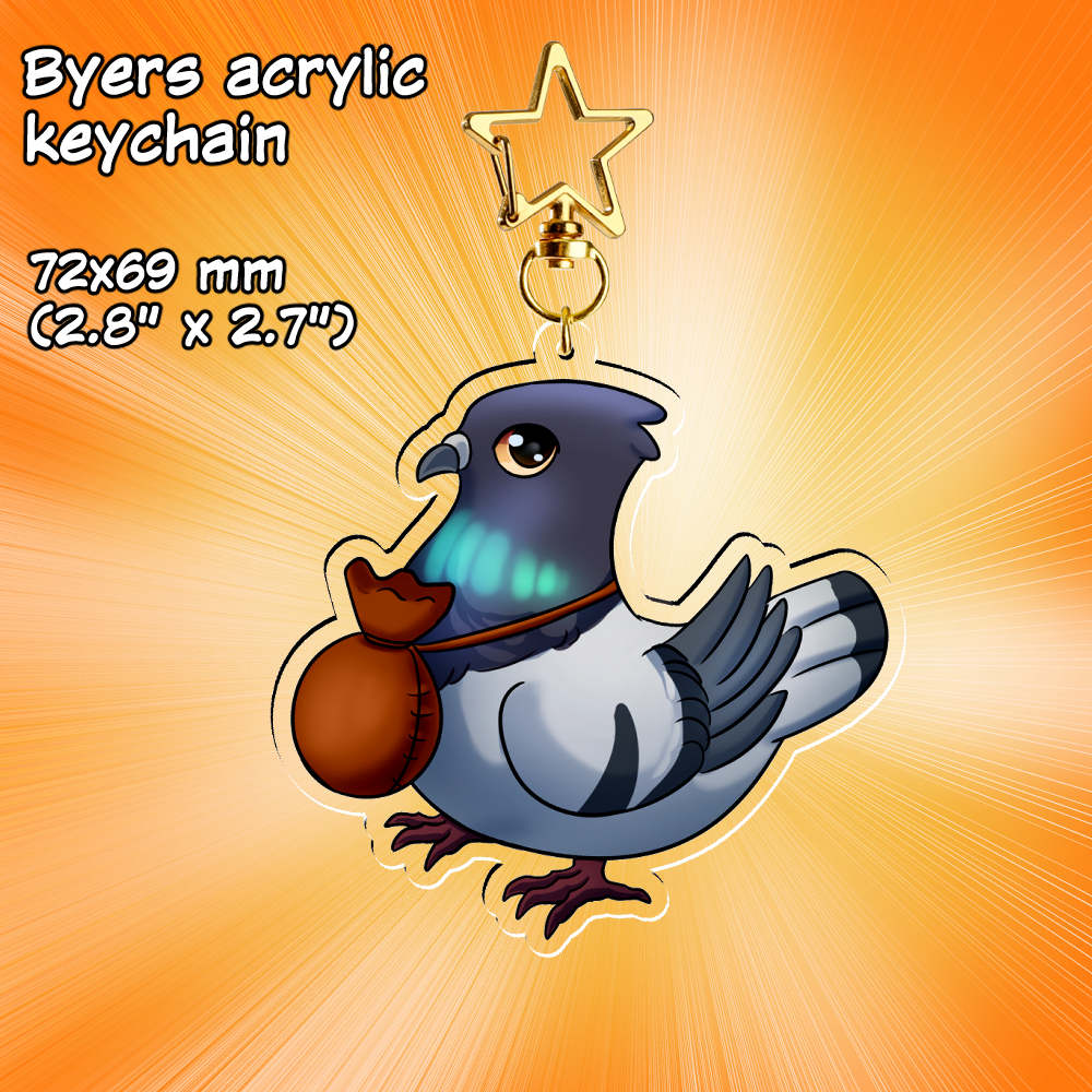 Byers Acrylic Keychain