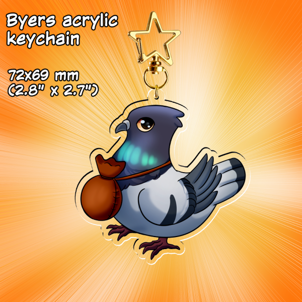 Byers Acrylic Keychain