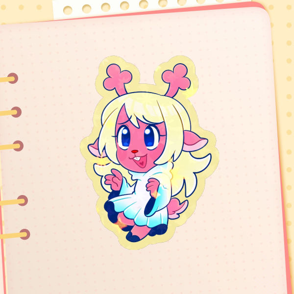 Noelle Holiday - Colored Edge Sticker