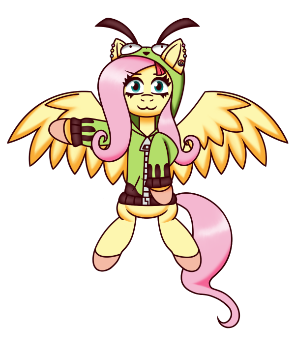 Antonymph Fluttershy Keychain