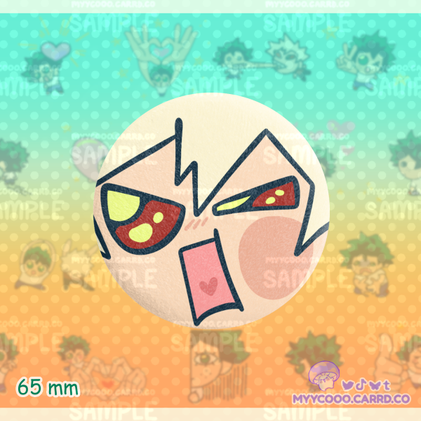 Dekudoodlez Best Friend (Katsuki Bakugo) Plush Badge