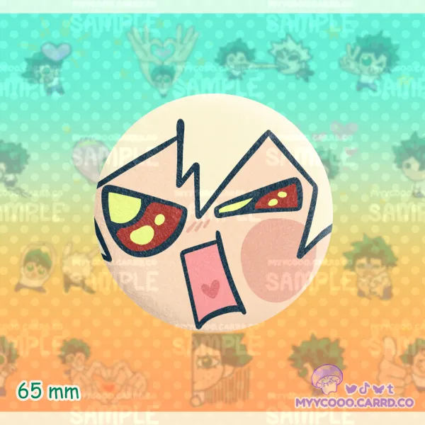Best Friend (Katsuki Bakugo) Plush Badge - (Dekudoodlez)