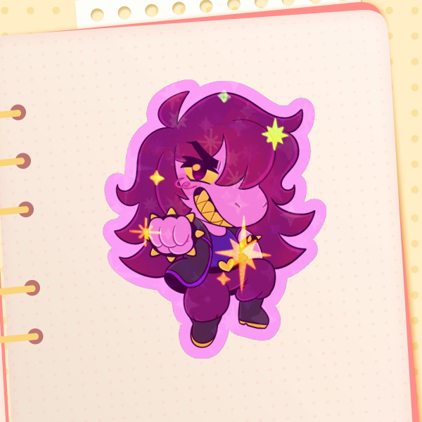 Susie - Colored Edge Sticker