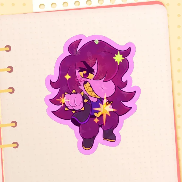 Susie - Colored Edge Sticker