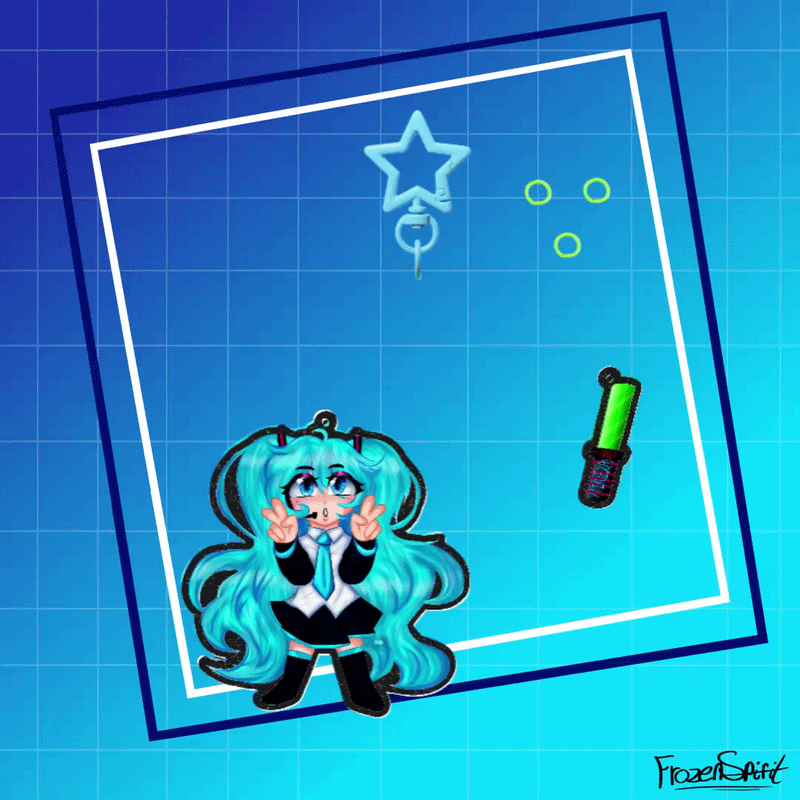 | VOCALOID | Hatsune Miku Keychain