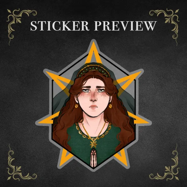 Alicent Hightower || HOTD || Clear PET Sticker