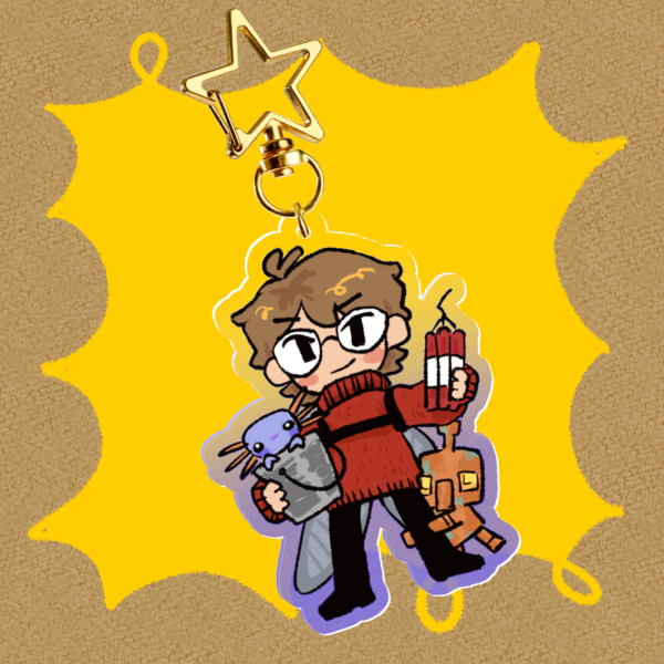 Hermitcraft Season 11 Grian Acrylic Keychain
