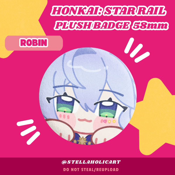 Robin (Honkai Star Rail) Plush Badge