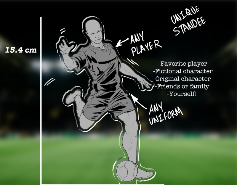 YCH Soccer Player Standee