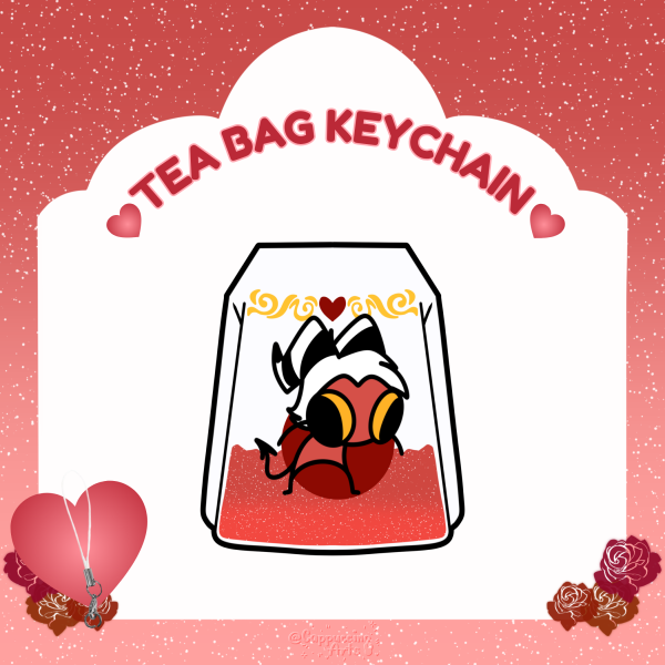 Moxxie Tea bag || Keychain || HellaTea Series