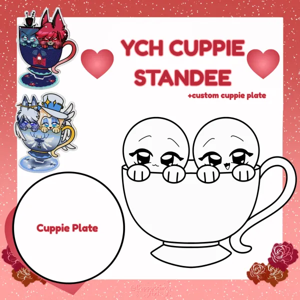 YCH Duo Cuppie || Standee || YCH MERCH