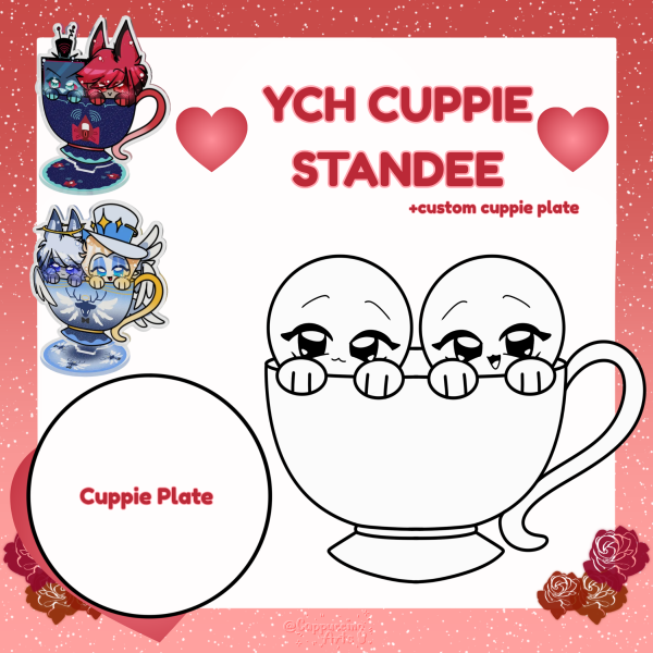 YCH Duo Cuppie || Standee || YCH MERCH