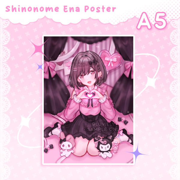 Shinonome Ena Project Sekai Poster A5