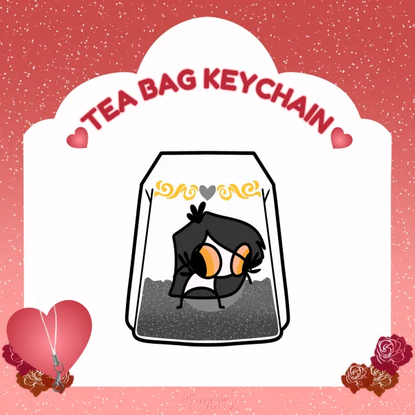 Salina Tea bag || Keychain || HellaTea Series