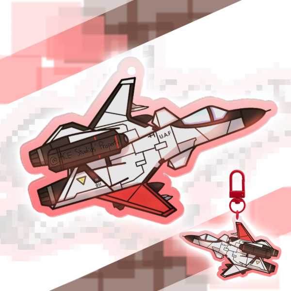 Pixy's ADFX-02 Morgan Keychain - Ace Combat Zero