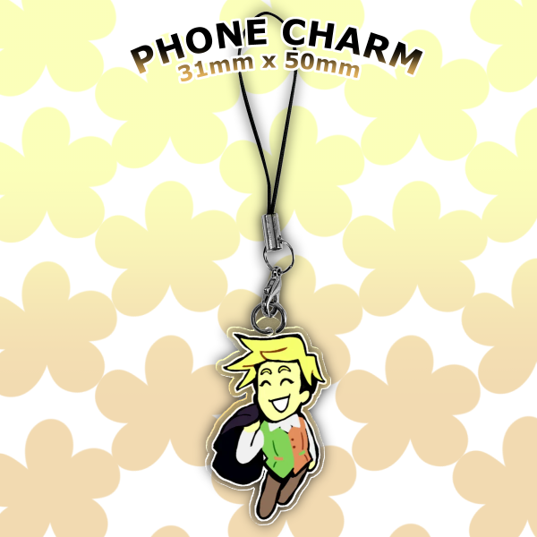 Flowery Deltarune Phone Charm