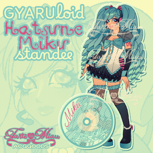 GYARUloid ♪ Miku CD Standee