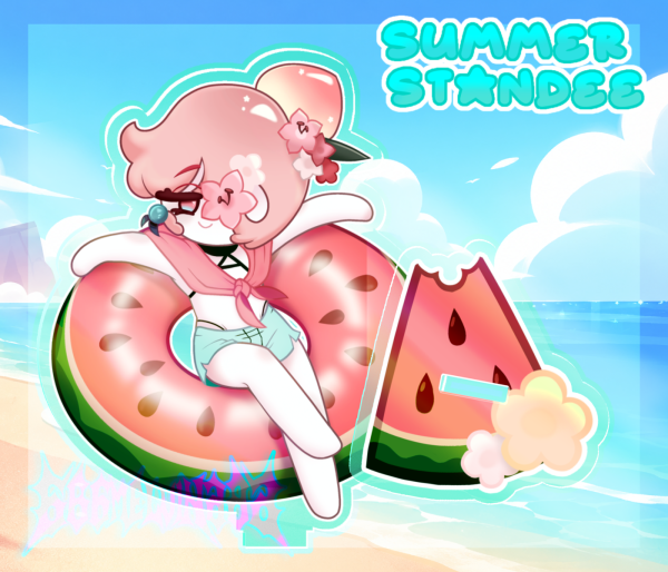 Peach Blossom Cookie Standee